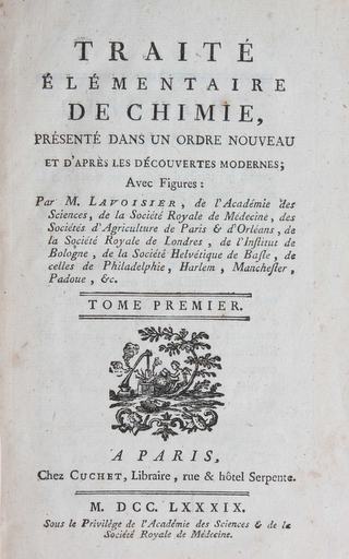 Lavoisier’s Revolutionary Textbook